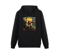 Joxlbo Molly Hatchet- Flirting with Disaster Hoody Unisex Ptinted Hoodies Long Sleeve Men's Hooded with Pocket Black XXL