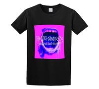 Joxlbo Sia Living out Loud Unisex 100% Cotton Short-Sleeve T-Shirts Black XL