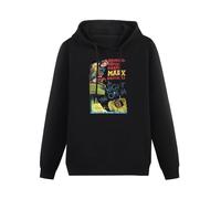 Joxlbo The Marx Brothers A Night At The Opera Poster Cult Film Hoody Unisex Long Sleeve Hooded with Pocket Black S