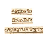 JOXLOVER 26 pezzi/set di stampi for timbri in ottone dorato con lettere maiuscole, strumento for incisioni AZ, pressa for ferro, timbratura pelle/legno/torta artigianale per magazzini e industria