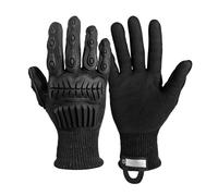 JOXLOVER Guanti antitaglio, Guanti da allenamento resistenti al taglio, all'usura, antiscivolo, compatibili con touchscreen, agli urti, guanti a intere(Small)