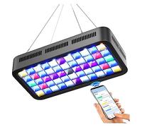 JOXLOVER Luce for acquario con controllo Smart-APP 165W for a LED dimmerabile Modalità alba-luce diurna-chiaro di luna fai-da-te for serbatoio corallo per acquario di pesci