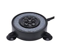 JOXLOVER Luci a LED per Piscina, LED Aquarium Air Bubble Light Fish Tank Serbatoio Air Tenda Bubble Stone Disk con 7 LED Che cambiano Colore per laghetti(B)