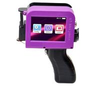 JOXLOVER Piccola stampante portatile a getto d'inchiostro for etichette con codice QR, data e, attrezzatura di stampa intelligente in metallo plastica per magazzini e industria(Printer - 2 Ink)