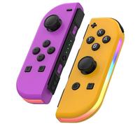 JOY-02 1 Coppia di controller wireless per console di gioco Nintendo Switch, controller di gioco Bluetooth con luci RGB