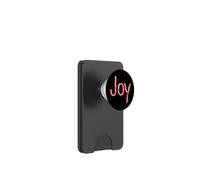 JOY - Christian Faith Candy Cane Red & White Christmas PopSockets PopWallet per MagSafe