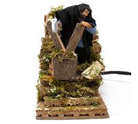 Joy Christmas Pastore per Presepe in Movimento 14 cm x 9 cm Il Taglialegna 37942