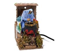 Joy Christmas Pastore per Presepe in Movimento 14 cm x 9 cm La Cuoca 43108