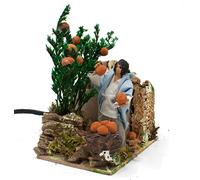Joy Christmas Pastore per Presepe in Movimento 14 cm x 9 cm Raccoglitore di Arance