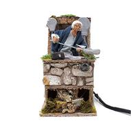 Joy Christmas Pastore per Presepe in Movimento 14 cm x 9 cm Uomo con Attrezzi Fabbro 50605