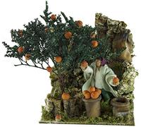 Joy Christmas Pastore per Presepe in Movimento 17 cm x 17 cm Il Raccoglitore di Arance 43114