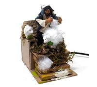 Joy Christmas - Pastore per Presepe in Movimento Il Tosatore - Terracotta - Rosso