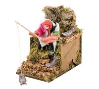 Joy Christmas Pastore Pescatore in Movimento 14X9 cm, 37943