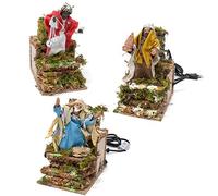 Joy Christmas Re Magi in Movimento per Presepe Set 3 Pezzi