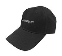 Joy Division Cappellino da Baseball Band Logo Nuovo Ufficiale Nero Unisex Size One Size