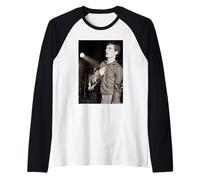 Joy Division dal Vivo Ian Curtis e Bernard Sumner Martin O'Neill Maglia con Maniche Raglan