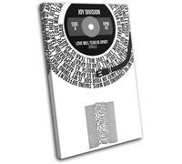 Joy Division Love Will Tear us Apart Record Lyrics Song Vinyl Canvas Art Print