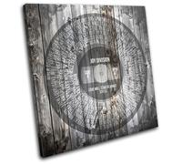 Joy Division Love Will Tear us Apart Shabby chic Song Lyrics Canvas Art Print