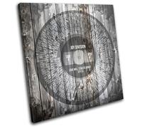 Joy Division Love Will Tear us Apart Shabby chic Song Lyrics Canvas Art Print