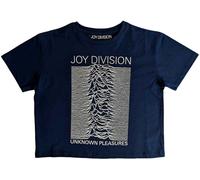 Joy Division Maglietta Unknown Pleasures Ladies Denim Blue S
