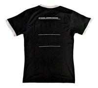 Joy Division Ringer T Shirt Unknown Pleasures Logo Nuovo Ufficiale Unisex Nero Size L