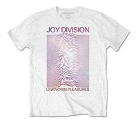 Joy Division T-shirt Space - Unknown Pleasures Gradient Unisex Bianca Taglia L