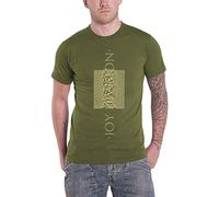 Joy Division T Shirt Unknown Pleasures Bianca On Blu Logo Ufficiale Uomo Blu