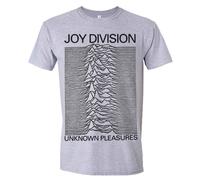 JOY DIVISION - UNKNOWN PLEASURES (GREY) GREY T-Shirt Small