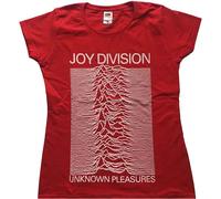 Joy Division Unknown Pleasures Red S Donna Maglietta