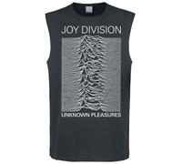 Joy Division Unknown Pleasures Uomo Canotta Carbone L 100% Cotone Regular