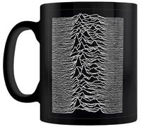 Joy Division Unknown Pleasures Waveforms Black Coffee Mug Tazza con Pannello