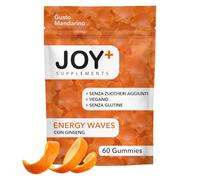 JOY+ Energy Waves Integratore Alimentare, Gusto Mandarino, 60 Gummies