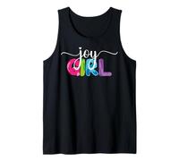 Joy Girl Regalo per Donne e Ragazze Felici Cute Happiness Canotta