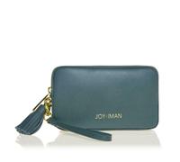 JOY & IMAN Portafoglio In Pelle Chic Con Frange E RFID, Giada
