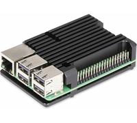 RPI CASE ALU 3B+ - Alloggiamento per Raspberry Pi 3, in alluminio, nero