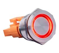 Joy-it BUTTON22A-L-GR Interruttore a pressione 250 V 3 A 1 x On / (Off) Perman