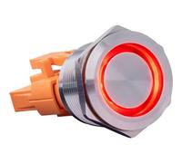 Joy-it BUTTON22A-L-GR Interruttore a pressione 250 V 3 A 1 x On / (Off) Perman