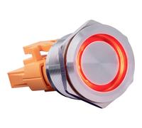 Joy-it BUTTON22A-M-RD Interruttore a pressione 250 V/AC 3 A 1 x On / Off Momen