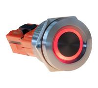 Joy-it Button22T-01 Interruttore Momentaneo Rosso, Blu (Ø x A) 22 mm x 38 mm