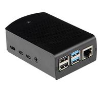 RPI CASE ALU06 - Alloggiamento per Raspberry Pi 4, alluminio, nero