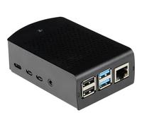 RPI CASE ALU06 - Alloggiamento per Raspberry Pi 4, alluminio, nero