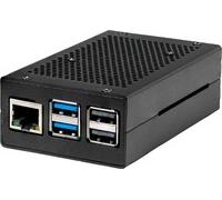 RPI5 CASE ALU01 - Alloggiamento per Raspberry Pi 5, alluminio, nero, inclusa venti