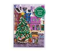 galison - Puzzle biglietto d'auguri Joy Laforme Christmas Square quadrato