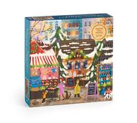 Joy Laforme Merry Market 1000 Piece Foil Puzzle in a Square Box