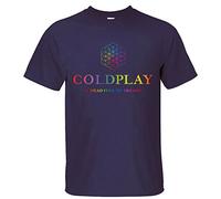 Joy Nicole Uomo's Coldplay A Head Full of Dreams 2016 Tour T-Shirt Medium