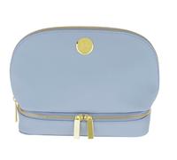 Joy Smart & Chic Originale Pelle Viaggio Custodia Con Secret Sezione, French Blu