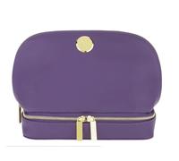 JOY Smart E Chic Custodia Da Viaggio In Vera Pelle Con Sezione Segreta, Viola