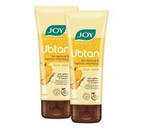 Joy Tan Removal Ubtan Face Wash 2x100 ml rimozione acne e abbronzatura curcum...