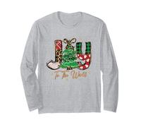 Joy To The World - Albero di Natale Leopardato a Quadri, Buffalo retrò Maglia a Manica