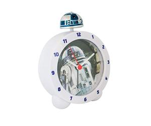 Joy Toy 27593 - STAR WARS R2D2 Sveglia Con Suono Originale e Luce, Mutlicolore